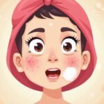 tratamentos para acne inflamada - Ilustração informativa sobre tratamentos para acne inflamada